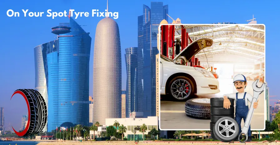 doha flat tire fixing